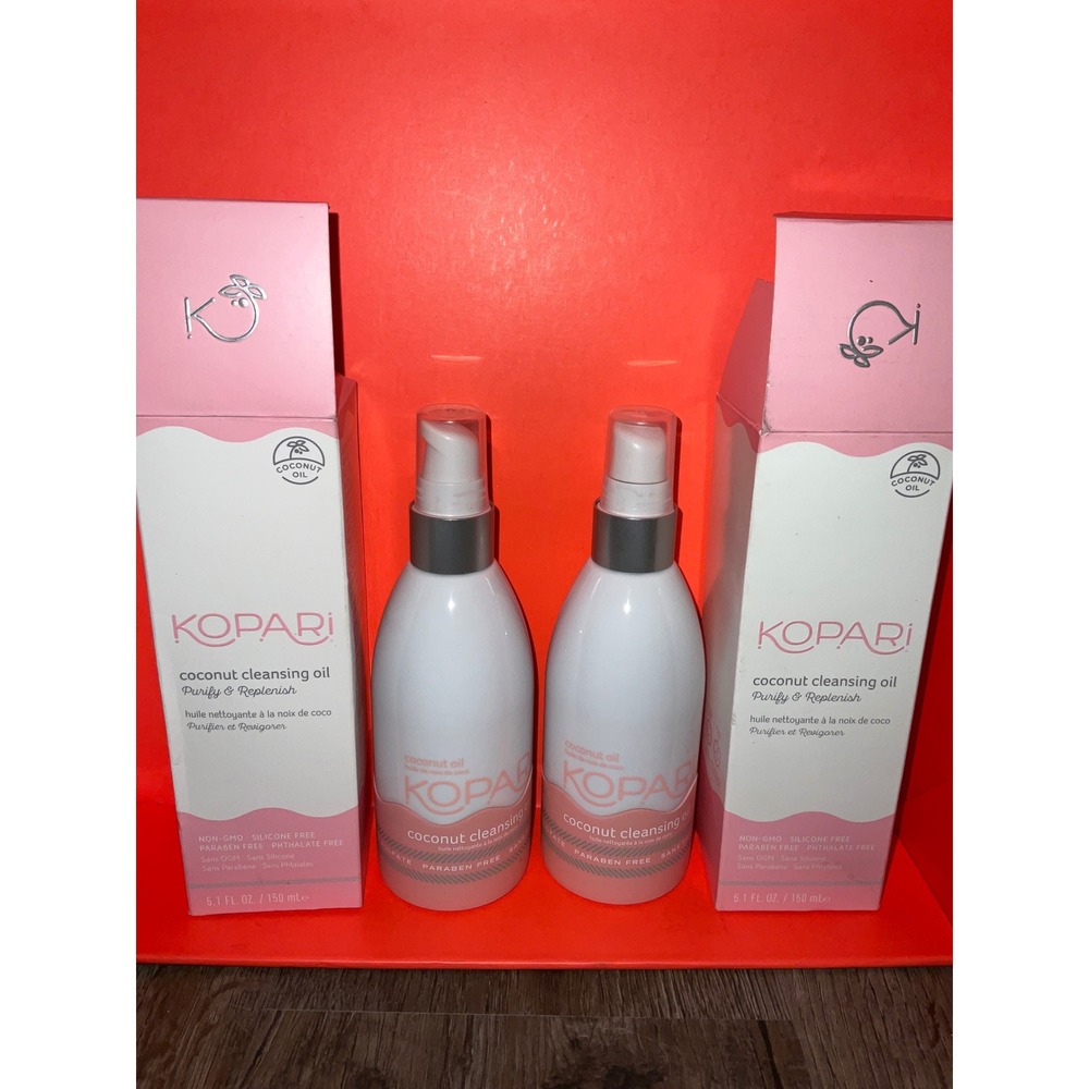 Kopari Coconut Cleansing Oil Purify and Replenish 2 Pack Face Care